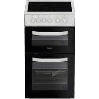 Hotpoint HTE5VCW - White Electric Cooker - 63L Capacity - A Energy Rating