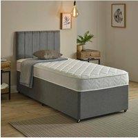 eXtreme Comfort Ltd Foam-Free Pocket Spring Max-Coil Mattress 18cm Deep Medium Feel in White | Size: Small Single