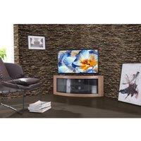 Centurion Supports PANGEA Beam-Thru Curved Tru-Corner Flat Screen 32-55 TV Cabinet