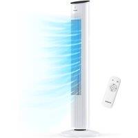 Emperial 40 Tower Fan with Remote Control in White