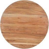 Berkfield Home Dining Table 80 cm Solid Acacia Wood in Brown
