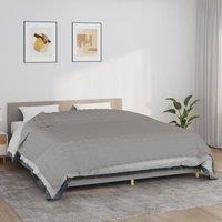 Berkfield Home Weighted Blanket Grey 220x260 cm 11 kg Fabric