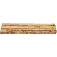 Berkfield Home Table Top Live Edge 100x40x3.8 cm Solid Wood Rough Mango in Brown
