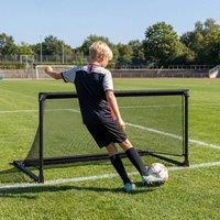 CASART Foldable Soccer Goal 150x71x76cm Pop-up Football Training Equipment in Black | Size: 150 x 71 x 76 cm