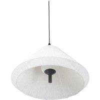 Netlighting Saigon Grey Matt White Pendant Lamp T70 Cone Cap IP65 in Dark Grey