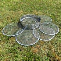 Havendro Stainless Steel Garden Soil Sieve Potting Bonsai 5 Filters in Silver