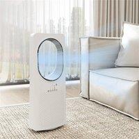 Nordara Bladeless Tower Fan for Bedroom in White