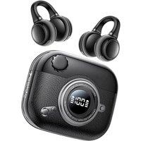 Nordara Wireless Earbuds Clip On Bluetooth Headset in Black