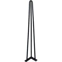 Nordara 4 x Hairpin Legs / Hair Pin Legs Set f in Black | Size: 10000mm x 520mm