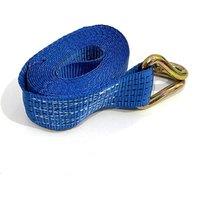 Nordara Ratchet Straps Heavy Duty Pack Of Two 5t (5000kg) 50mm in Blue | Size: 100g