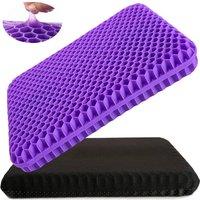 Nordara Gel Seat Cushion Extra thicken For Long Sitting Office Car Chair in Purple