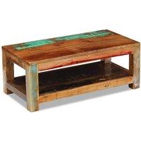 Berkfield Home Coffee Table Solid Reclaimed Wood 90x45x35 cm in Brown | Size: 90 x 45 x 35 cm