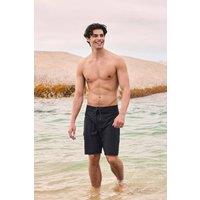 Animal Men's 'Brett' Adjustable Waist Summer Cargo Boardshorts in Black | Size: 42R