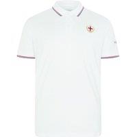 BadRhino Men's England Crest Polo Shirt in White | Size: 3XL
