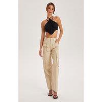Urban Bliss Women's Sunny Cargo Trims in Ecru | Size: 16