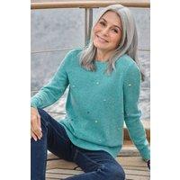 WoolOvers Women's Multi Spot Jumper | Size: 2XL