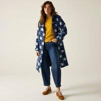 Regatta Women's Orla Kiely Longer Length Waterproof Jacket in Dark Blue | Size: 8