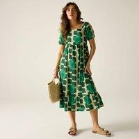 Regatta Women's Orla Kiely Midi Summer Dress in Green | Size: 8