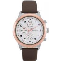 Kenneth Cole Men's KC50884001 Modern 47mm Quartz Watch in Brown