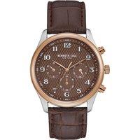 Kenneth Cole Men's KC51049009 Modern 42mm Quartz Watch in Brown