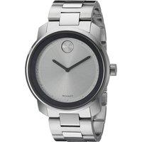 Movado Men's 3600257 Bold 42mm Quartz Watch in Silver