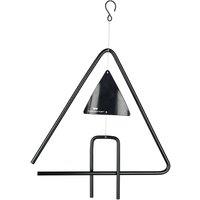 Woodstock Chimes Skysail Triangle Wind Chime in Black