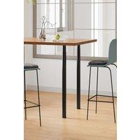 Living and Home 100cm/39.37 inch 4Pcs Black Round Metal Table Legs with Plastic Foot Pads Furniture Replacement Legs for Breakfast Bar