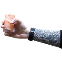 Serenityy Set of 4 Himalayan Salt Shot Glasses with Wood Serving Tray in Natural | Size: 4 Pack