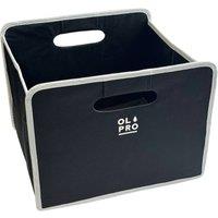 Olpro 24L Folding Storage Box Black With Handles