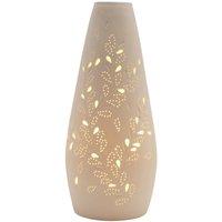 Hestia Leaf Silhouette Tall Lamp in White