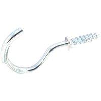 Securit Zinc Plated Cup Hooks in Silver