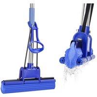 Nordara Sponge Mop Super Absorbent FloorTelescopic Handle Plus 1 Head in Blue | Size: 1 Pack