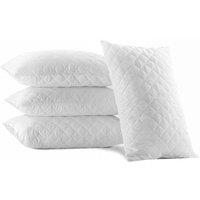 Nordara Luxury Pillows Soft Jumbo (2 pack) | Adjustable Zippered Firmness in White