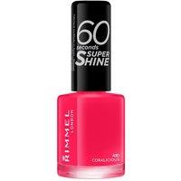 Rimmel London 60 Seconds Super Shine Nail Polish in Coralicious | Size: 8ml