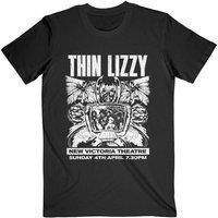Thin Lizzy Men's Jailbreak Flyer Cotton T-Shirt in Black | Size: Small