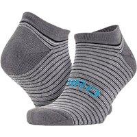 Spiro Men's Striped Socks (Pack of 3) in Pale Grey | Size: 4-7