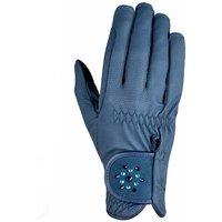 Dublin Men's Bling Everyday Riding Gloves in Navy | Size: 7