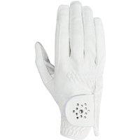 Dublin Men's Bling Everyday Riding Gloves in White | Size: 7