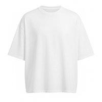 AWDis Men's Boxy Heavyweight Cropped T-Shirt in White | Size: Medium