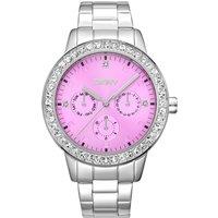 DKNY Women's DK1L055M0045 40mm Quartz Watch in Silver