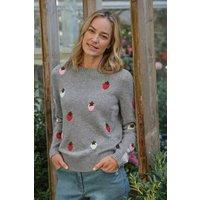 WoolOvers Women's Strawberry Jumper | Size: Small
