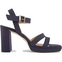 V.GAN Women's Tulsi Platform Heel Sandals in Blue | Size: 6