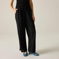 Regatta Women's Elbrie Elasicated Drawcord Trousers in Black | Size: 14