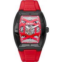DKNY Men's DK1G048P0065 Quartz Watch in Red
