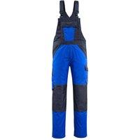 Mascot Men's Light Leeton Knee Pad Pockets Bib & Brace Trouser in Blue | Size: 42R