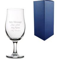 Uniqueful Personalised Engraved 13oz Stemmed Glass Birthday Gift for Friend in Clear | Size: 1000ml