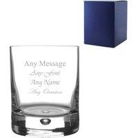 Uniqueful Personalised Engraved 195ml Bubble Tumbler Birthday Gift for Friend in Clear | Size: 250ml