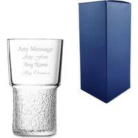 Uniqueful Personalised Engraved 16oz Disco Lounge Hiball Birthday Glass in Clear | Size: 20oz (550ml)