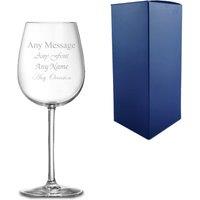 Uniqueful Personalised Engraved 12.5oz Oenologue Expert Wine Glass in Clear | Size: 300ml