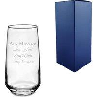 Uniqueful Personalised Engraved 480ml Tallo Hiball Birthday Glass in Clear | Size: 500ml